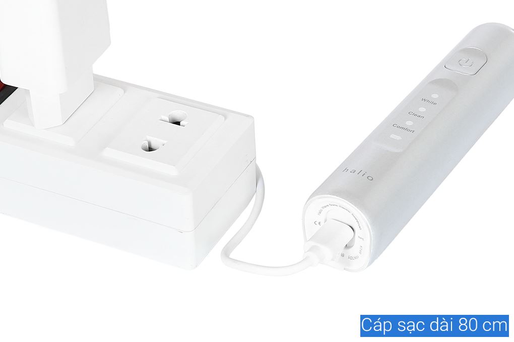 Bàn chải điện Halio Wave Sonic Silver Frost Màu Bạc