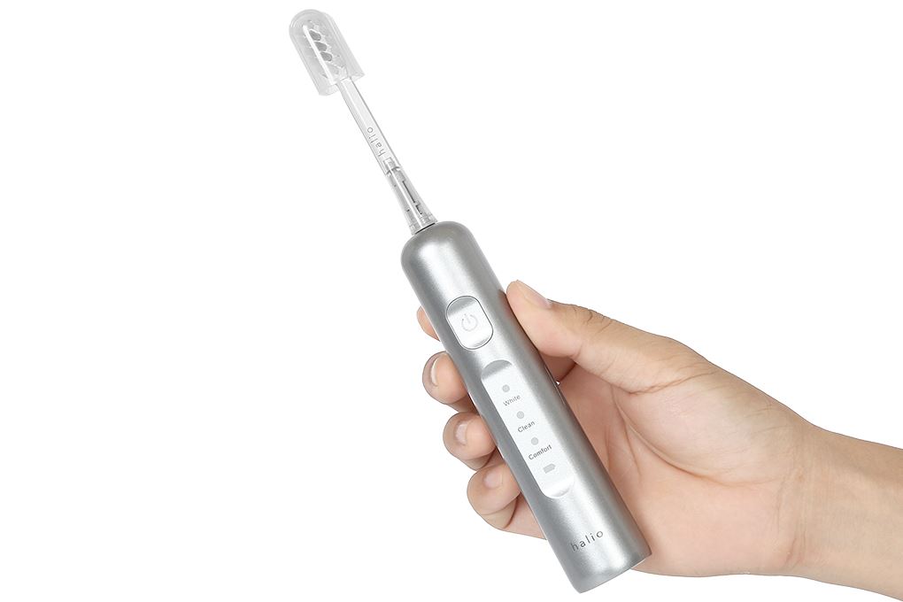 Bàn chải điện Halio Wave Sonic Silver Frost Màu Bạc