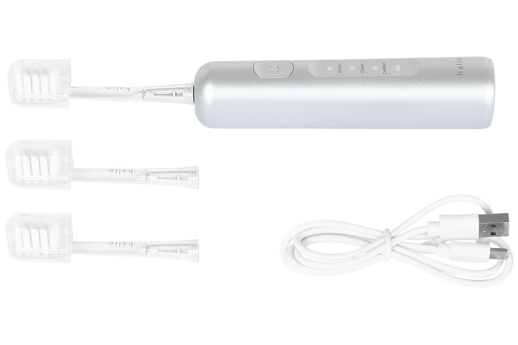 Bàn chải điện Halio Wave Sonic Silver Frost Màu Bạc