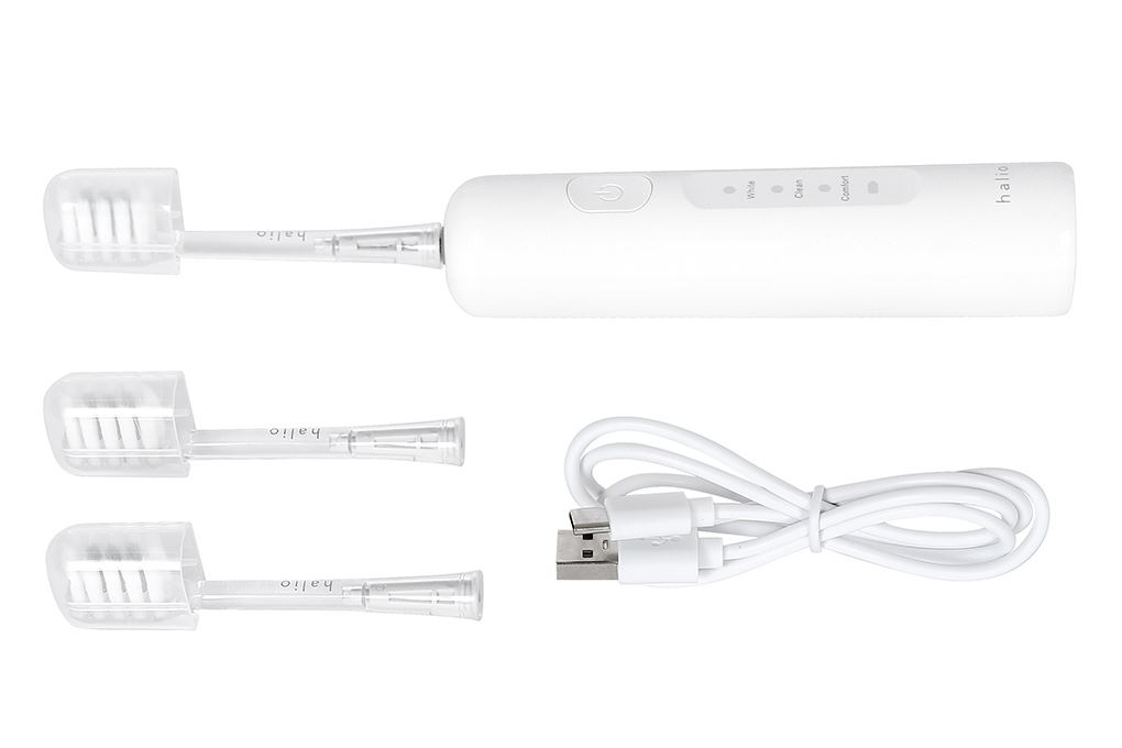 Bàn chải điện Halio Wave Sonic Cloud White Màu Trắng