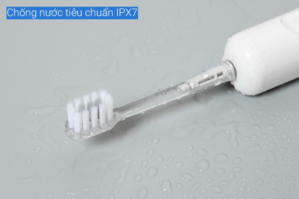 Bàn chải điện Halio Wave Sonic Cloud White Màu Trắng