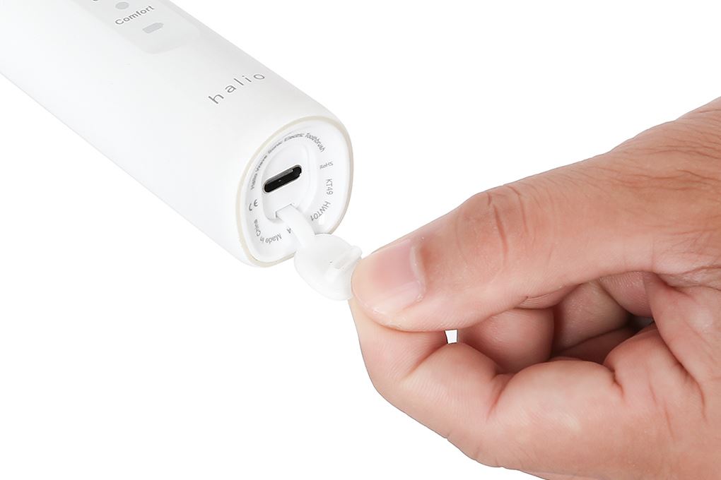 Bàn chải điện Halio Wave Sonic Cloud White Màu Trắng