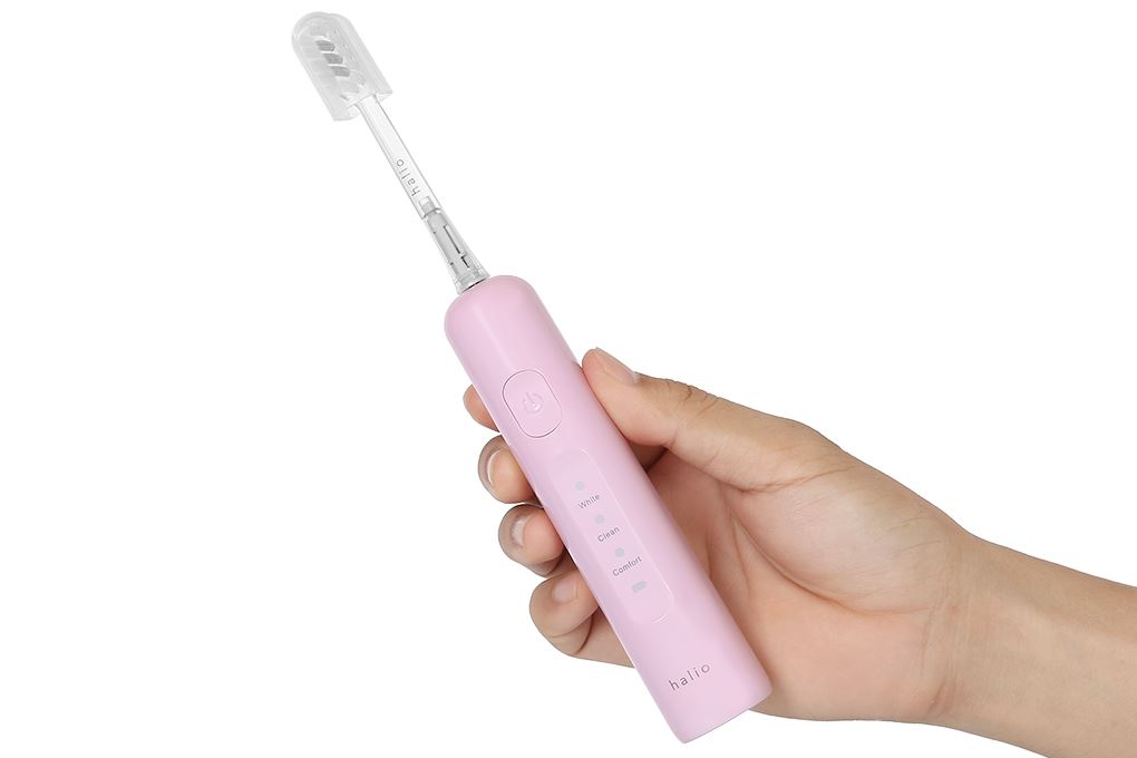 Bàn chải điện Halio Wave Sonic Pink Whisper Màu Hồng
