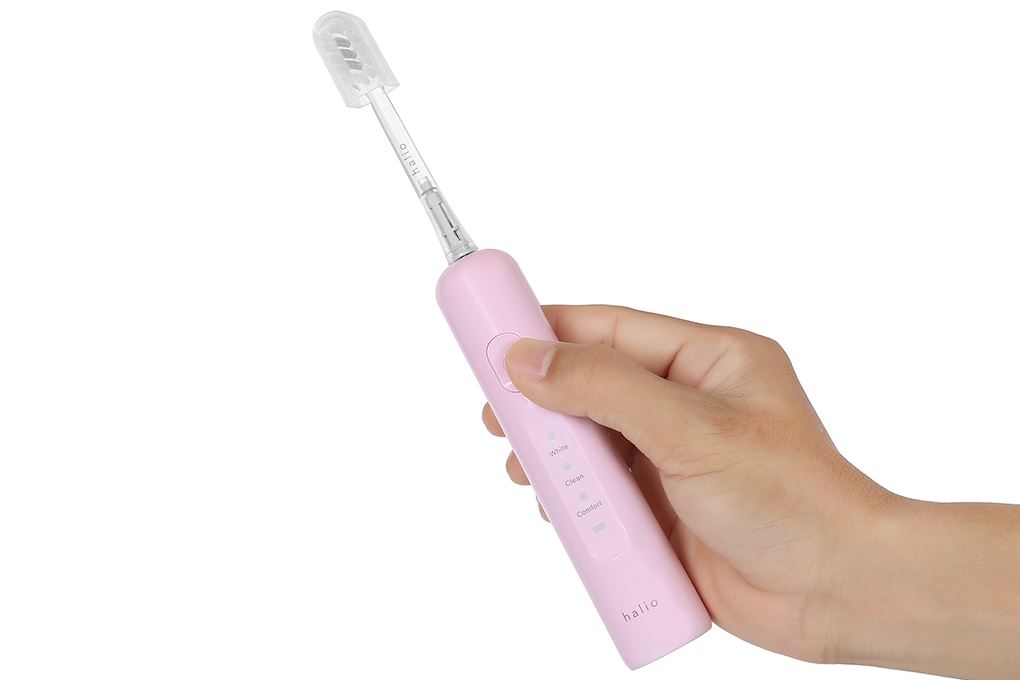 Bàn chải điện Halio Wave Sonic Pink Whisper Màu Hồng