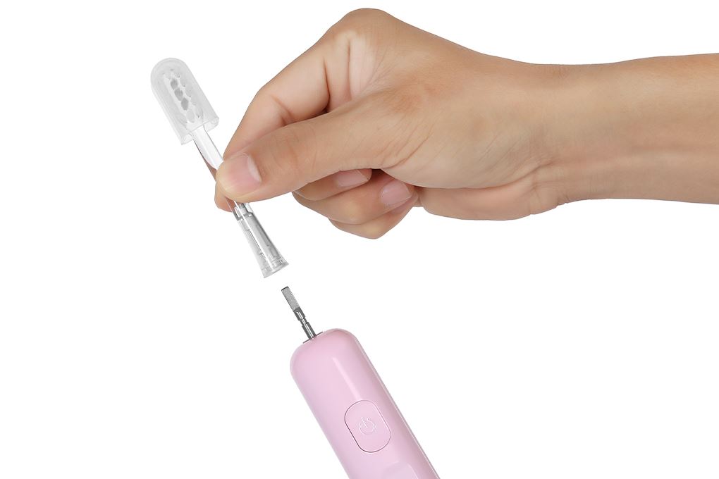 Bàn chải điện Halio Wave Sonic Pink Whisper Màu Hồng