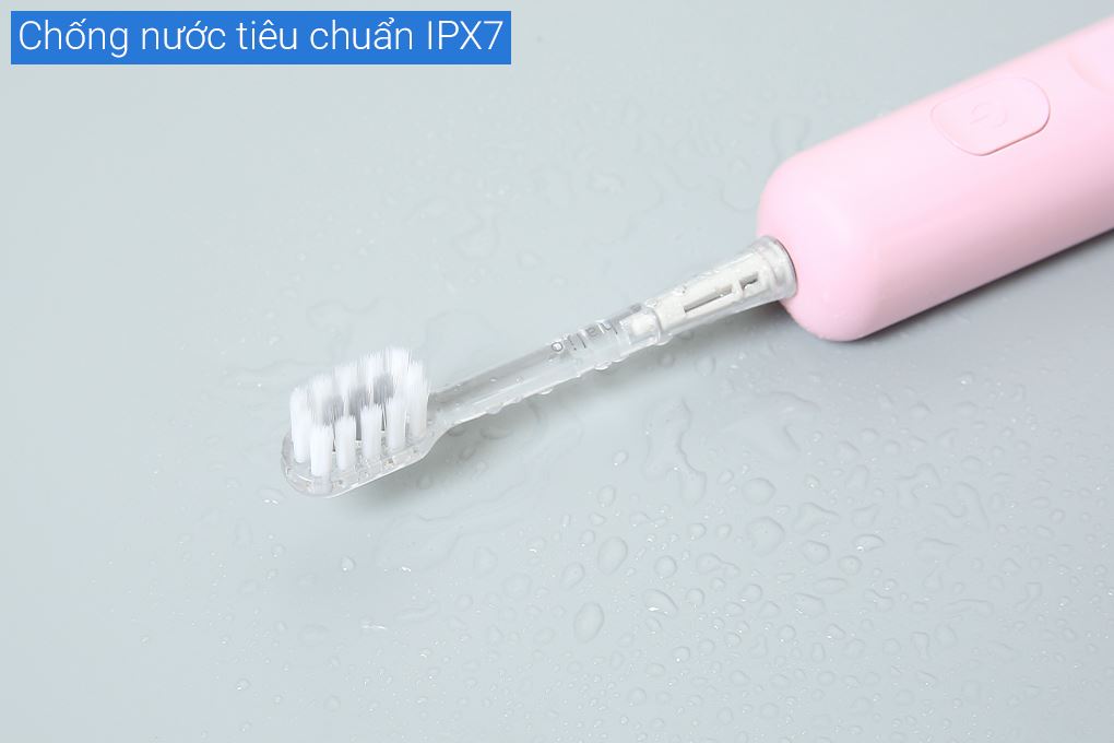 Bàn chải điện Halio Wave Sonic Pink Whisper Màu Hồng