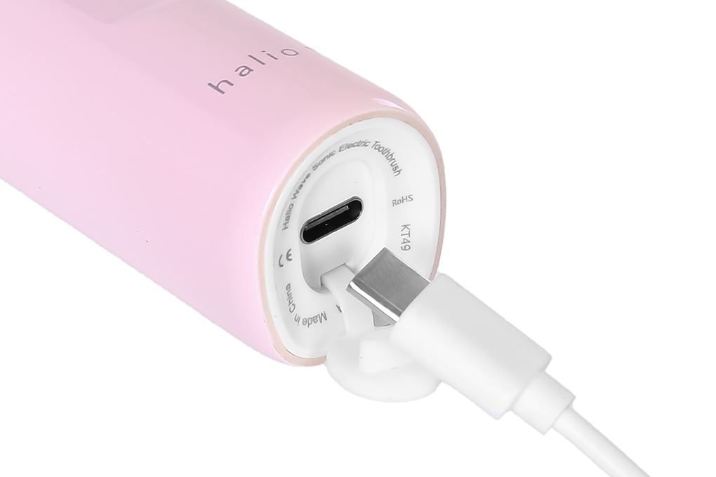 Bàn chải điện Halio Wave Sonic Pink Whisper Màu Hồng