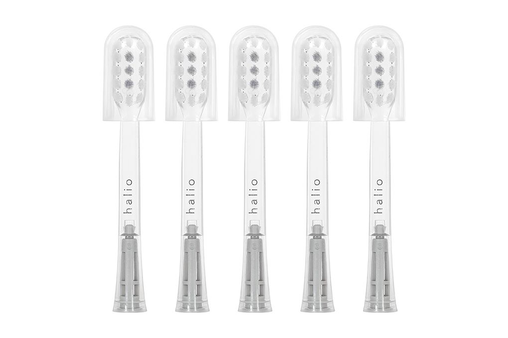 Bộ 5 đầu bàn chải điện Halio Wave Sonic Màu Trắng