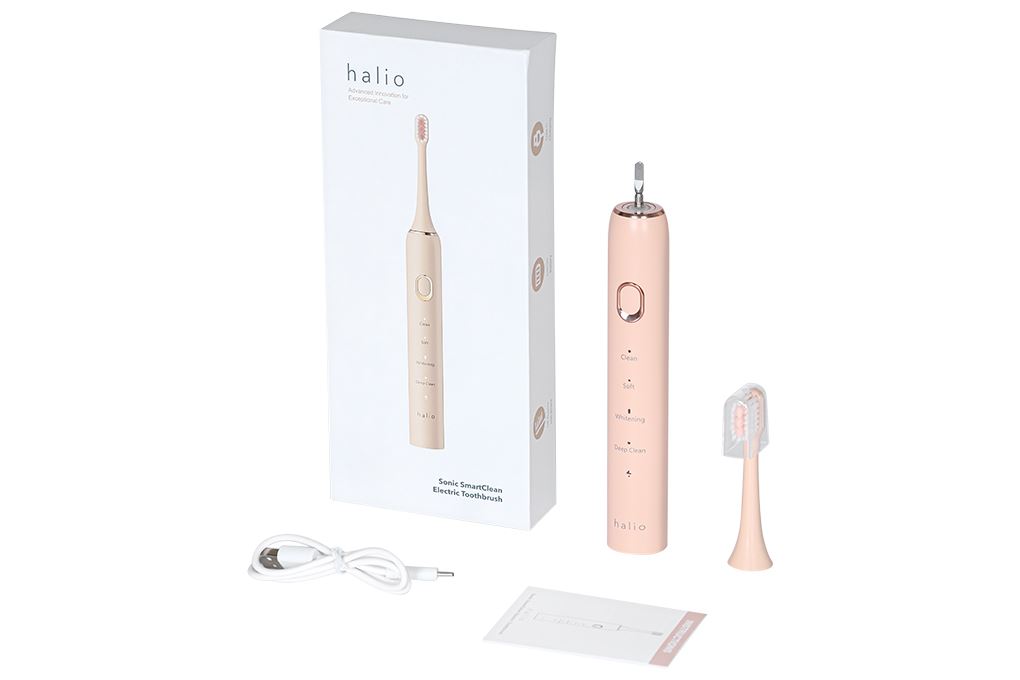 Bàn chải điện Halio Sonic SmartClean Electric Toothbrush Coral Màu Hồng