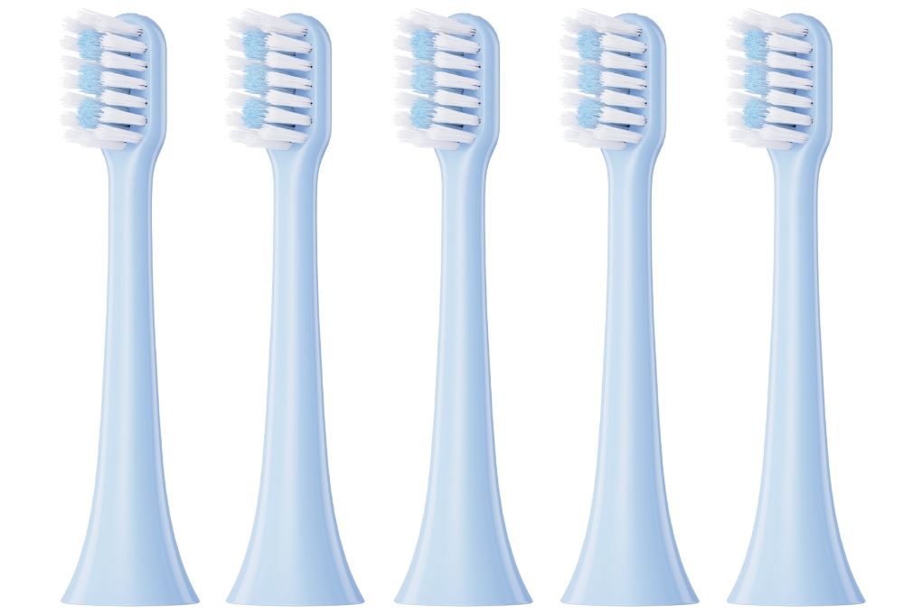 Bộ 5 đầu bàn chải điện Halio Sonic SmartClean Replacement Brush Heads Blue