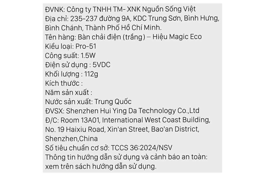 Bàn chải điện Magic Eco PRO-51 - Trắng Màu Trắng