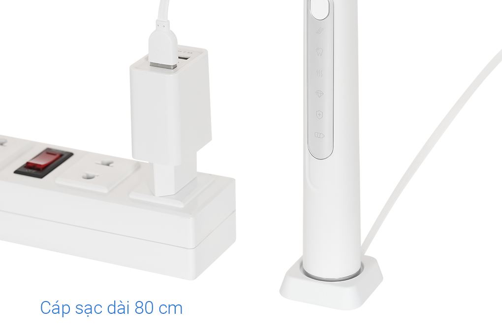 Bàn chải điện Magic Eco PRO-51 - Trắng Màu Trắng
