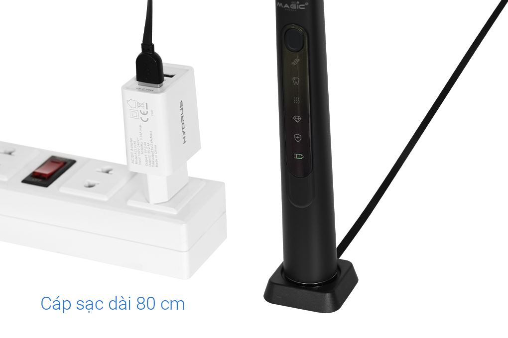 Bàn chải điện Magic Eco PRO-51 - Đen Màu Đen