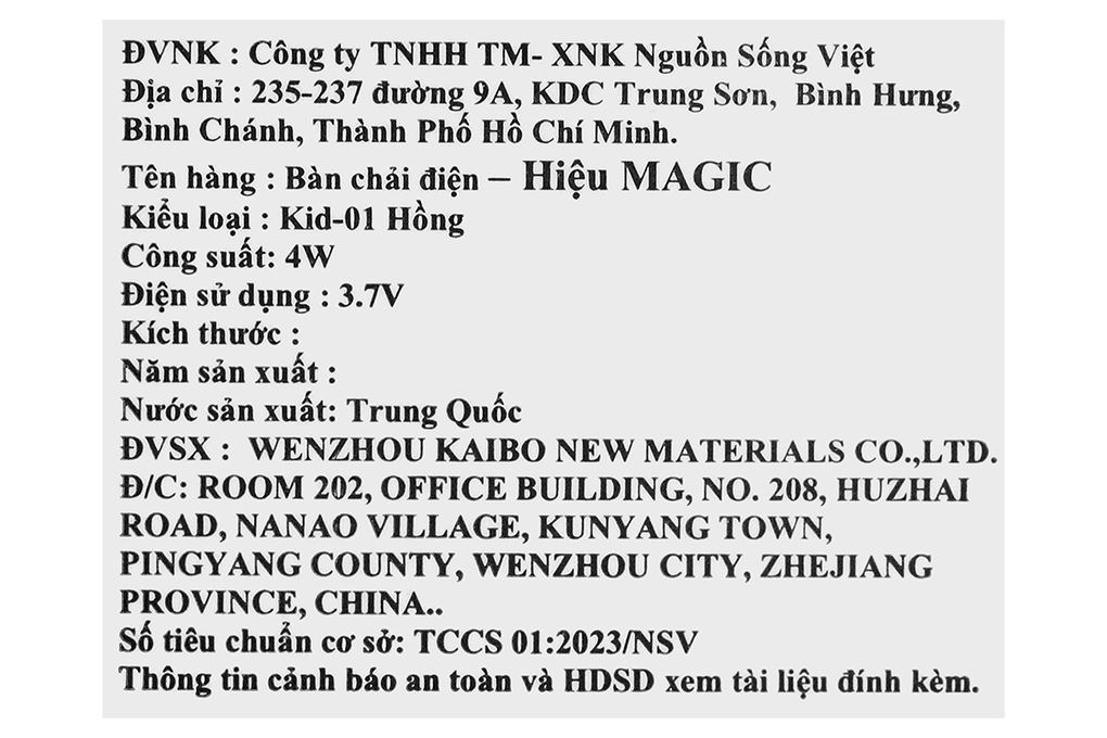 Bàn chải điện trẻ em Magic Kid-01 - Hồng Màu Hồng