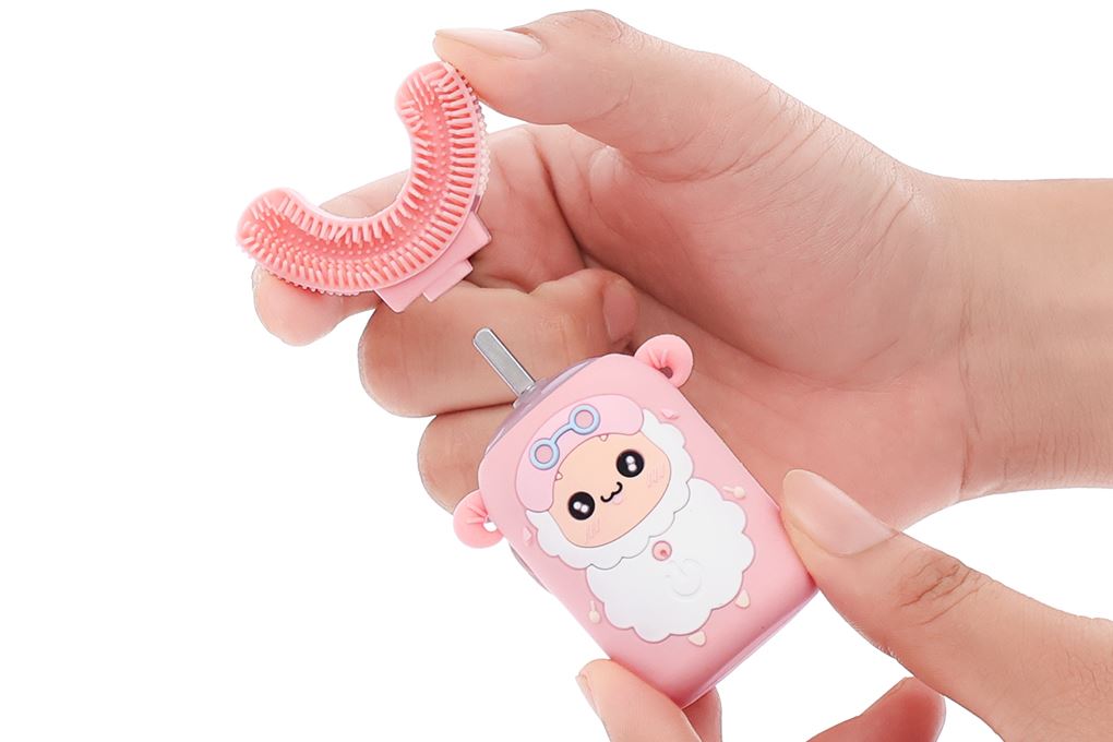 Bàn chải điện trẻ em Magic Kid-01 - Hồng Màu Hồng