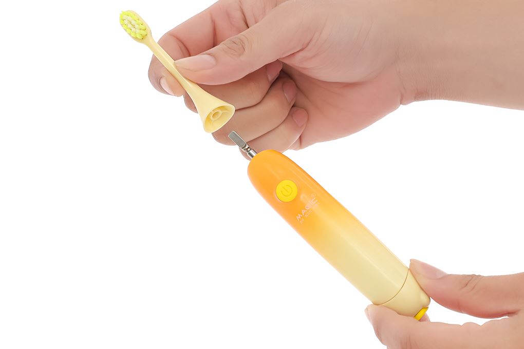 Bàn chải điện trẻ em Magic Kid-02 - Cam Màu Cam
