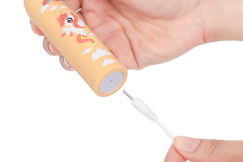 Bàn chải điện trẻ em Magic Kid-03 - Vàng Màu Vàng
