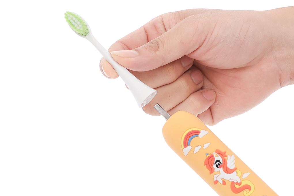 Bàn chải điện trẻ em Magic Kid-03 - Vàng Màu Vàng