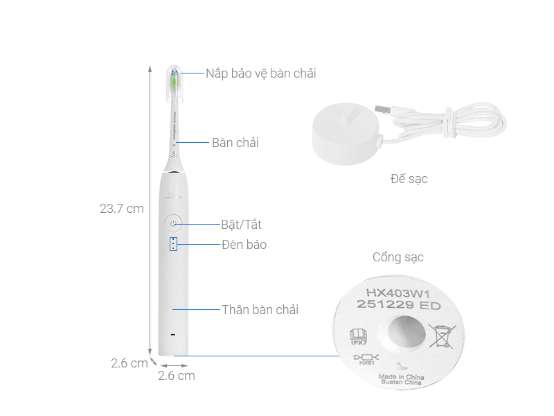Bàn chải điện Philips HX4031/21