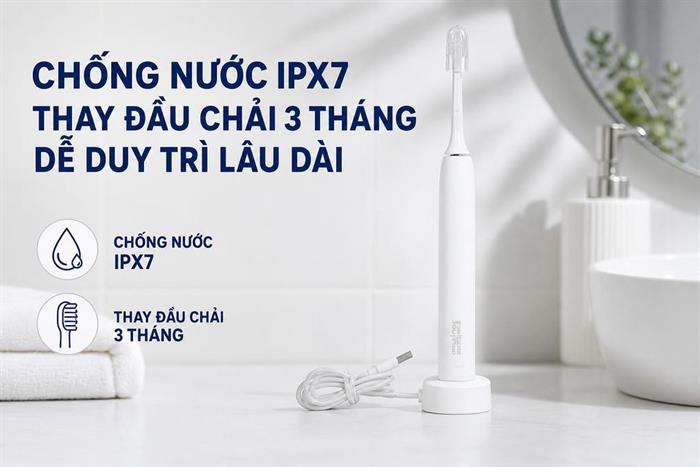Bàn chải điện Philips HX4031/21 Màu Trắng