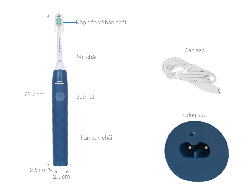 Bàn chải điện Philips HX3901/03