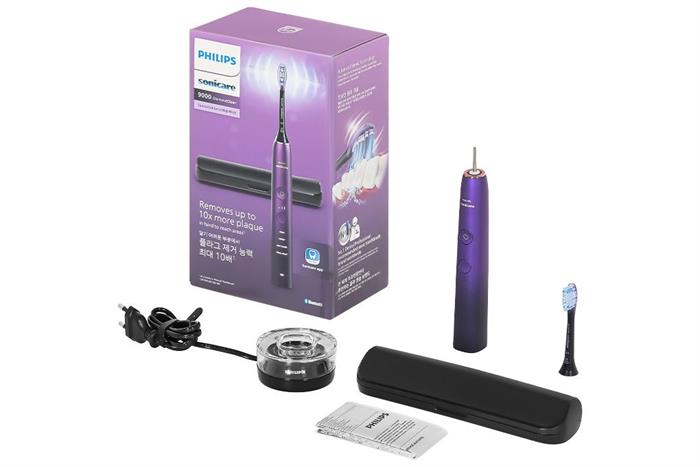 Bàn chải đánh răng điện Philips HX9911/74 Màu Đen - Tím