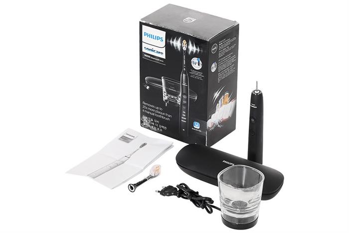 Bàn chải đánh răng điện Philips HX9914/75 Màu Đen