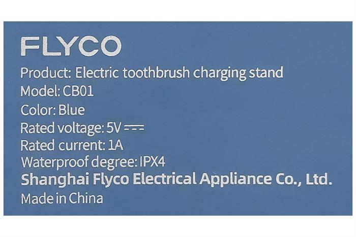 Bàn chải điện Flyco FT7105VN - Xanh Màu Xanh Dương