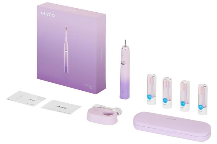Bàn chải điện Flyco FT7105VN - Hồng Màu Hồng