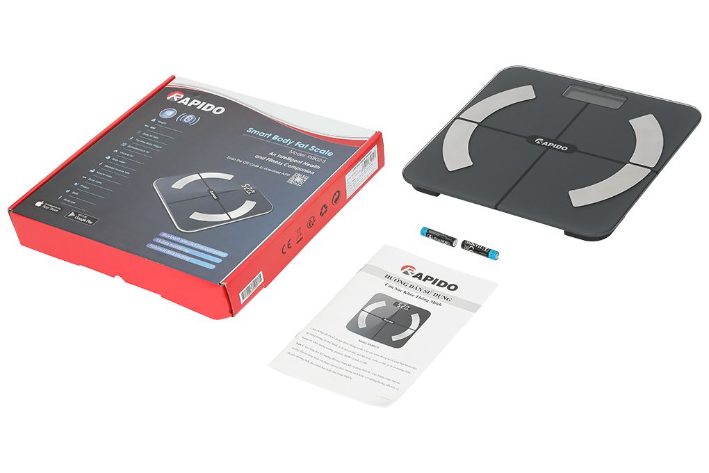 Cân sức khỏe Rapido RSB02-S Màu Xám
