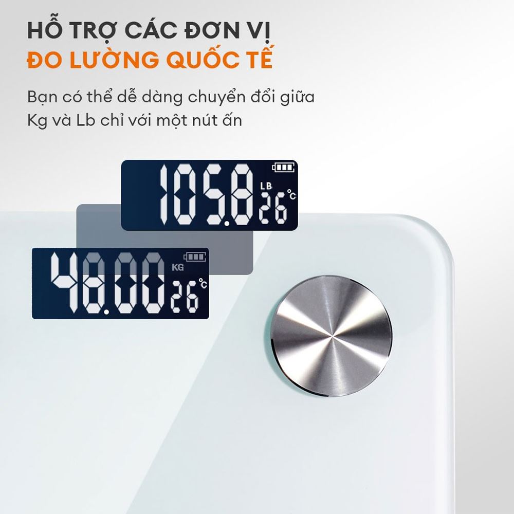 Cân sức khỏe Gaabor GWS-M02A Màu Trắng
