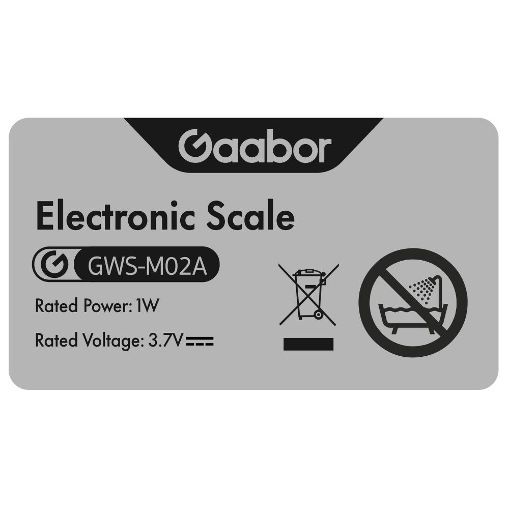 Cân sức khỏe Gaabor GWS-M02A Màu Trắng