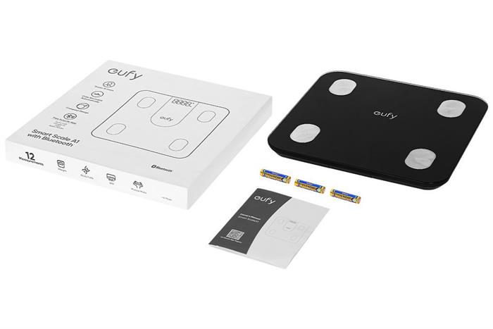 Cân sức khỏe Eufy A1 T9120 Màu Đen