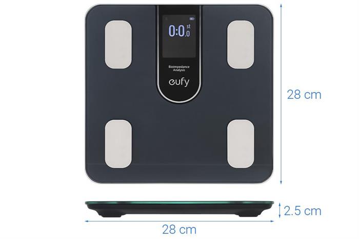 Cân sức khỏe Eufy C20 T9130 Màu Xám