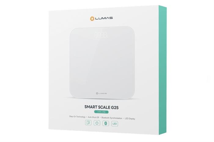 Cân điện tử LUMIAS G25 Màu Trắng