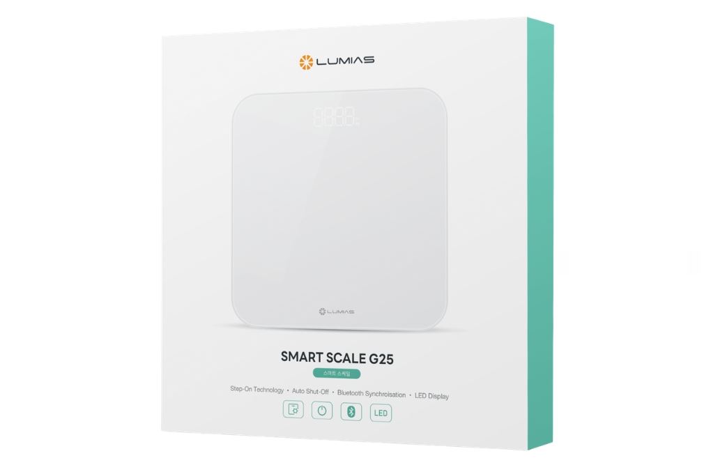 Cân điện tử LUMIAS G25 Màu Trắng