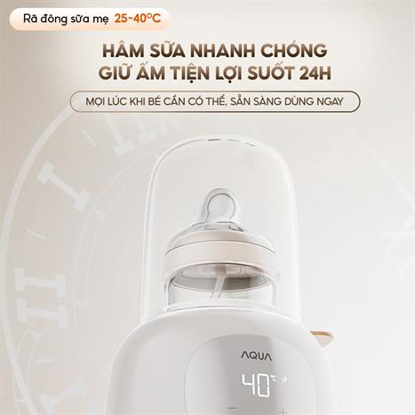 Máy hâm sữa AQUA AQS-WS21T Màu Trắng