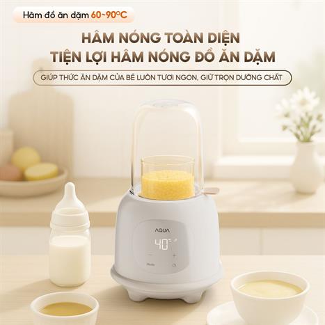 Máy hâm sữa AQUA AQS-WS21T Màu Trắng