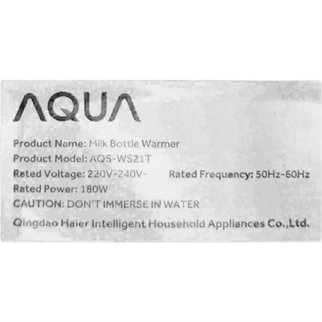 Máy hâm sữa AQUA AQS-WS21T Màu Trắng