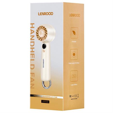 Quạt cầm tay mini Lenrood LRF-608 Màu vàng