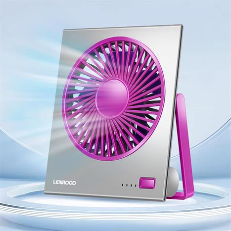 Quạt để bàn mini Lenrood LRF-605 Màu Xám