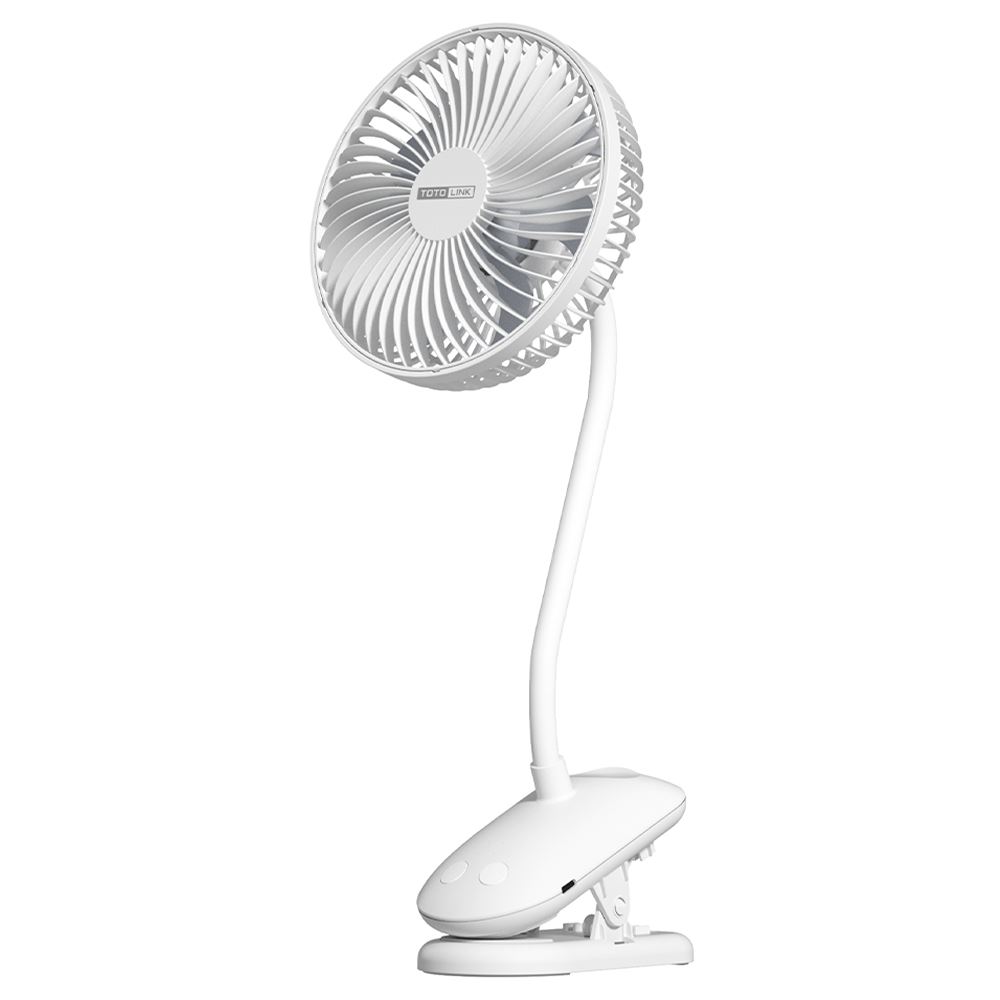 Quạt sạc kẹp mini Totolink FAN01 Màu Trắng