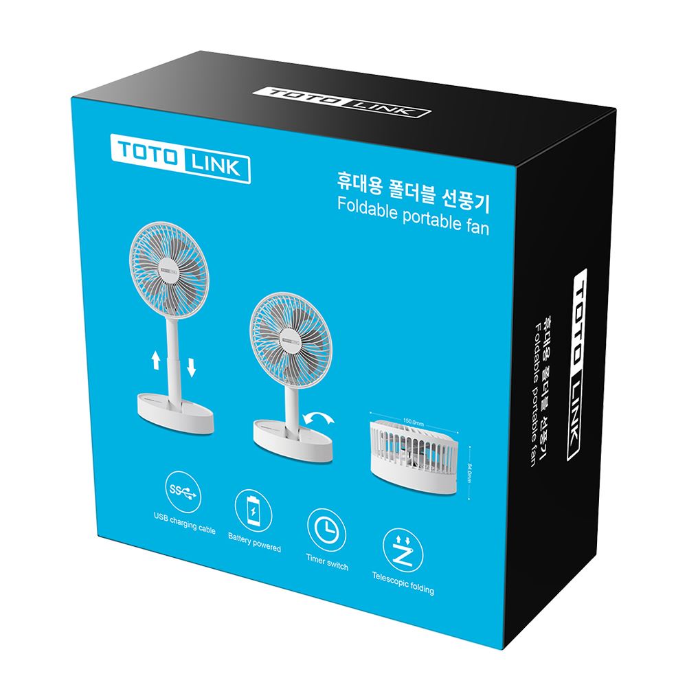 Quạt để bàn mini Totolink FAN02 Màu Trắng