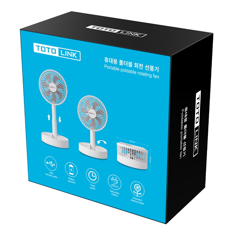 Quạt để bàn mini Totolink FAN03 Màu Trắng