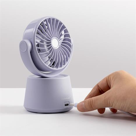 Quạt để bàn mini Lock&Lock ENF336PUP Màu Tím