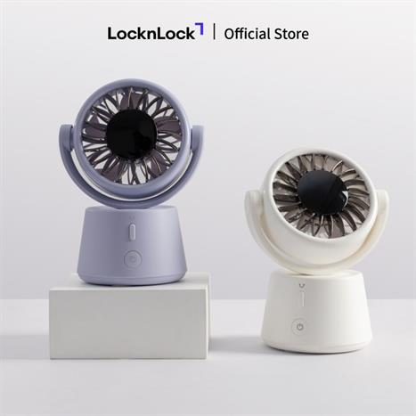 Quạt để bàn mini Lock&Lock ENF336PUP Màu Tím