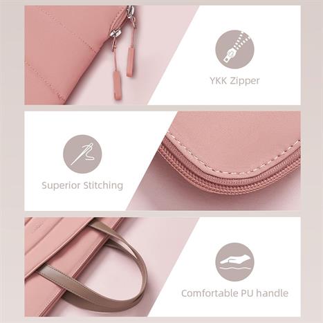 Túi xách chống sốc Laptop 14 inch Innostyle CarryLite Slim S600PK-14 Màu Hồng