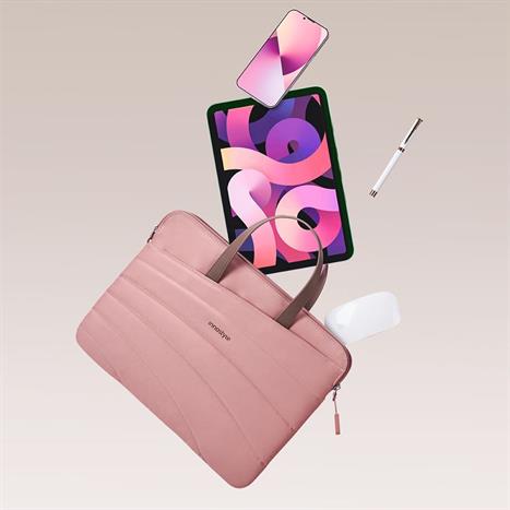 Túi xách chống sốc Laptop 14 inch Innostyle CarryLite Slim S600PK-14 Màu Hồng