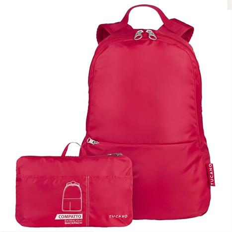 Balo Laptop 14 inhc TUCANO Fodable Compatto Eco - Đỏ Màu Đỏ