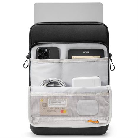 Túi đeo chống sốc laptop 15/16 inch Tomtoc A03F2D1 Đen Màu Đen